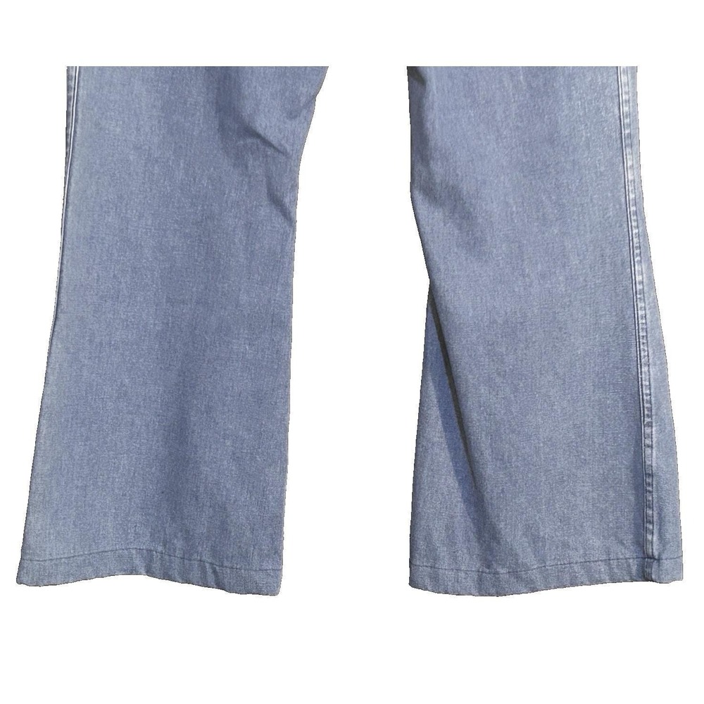 True Vintage 80s Dungarees US Navy Issued Sailor Flared Jeans 31 x 29 1980s - Picture 6 of 9